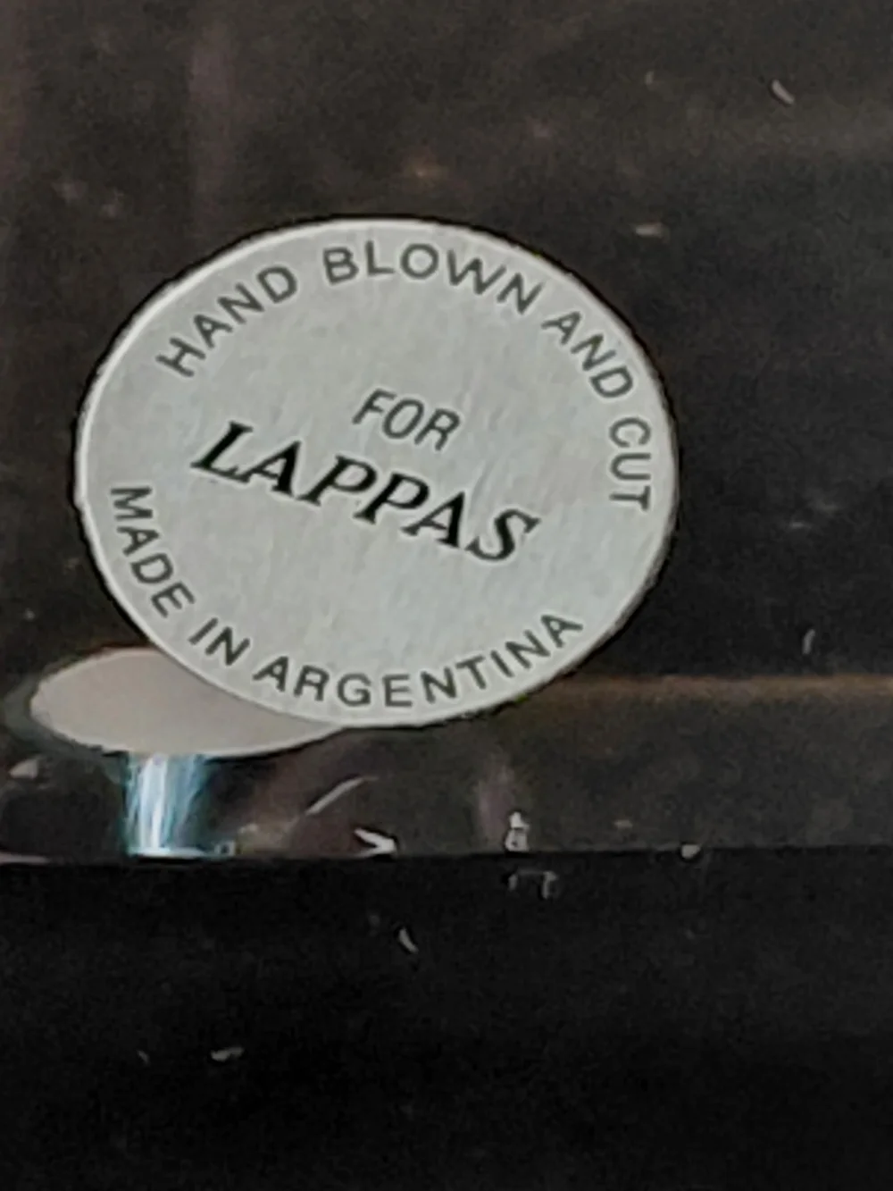 Lappas Handblown Jar with Silverplate Lid
